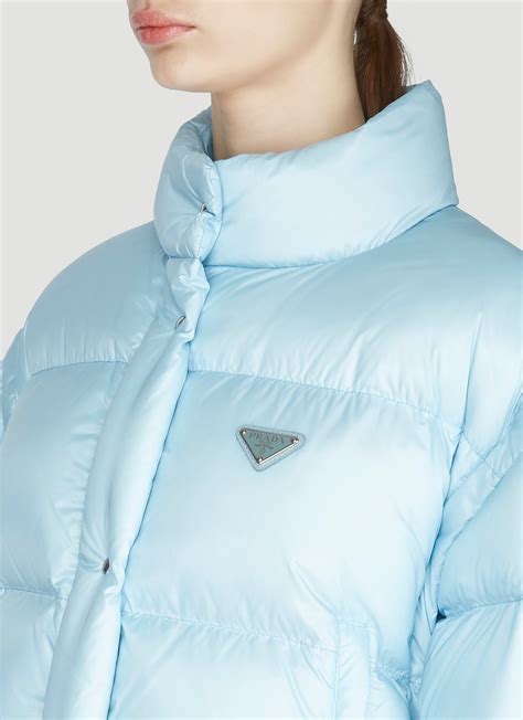 baby blue prada puffer|Jackets & Coats .